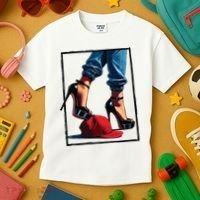 Kamala Harris Heels Stepping On Maga Hat Kids T-Shirt thumb 3