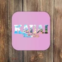 Kauai Hawaii Hawaiian Islands Surf Surfing Surfer Gift Cute Gift Coaster thumb 0