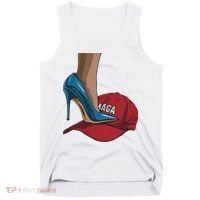 Kamala Harris Heels Stepping On Maga Hat Harris Walz 2024 Tank Top thumb 0