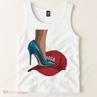 Kamala Harris Heels Stepping On Maga Hat Harris Walz 2024 Tank Top thumb 2