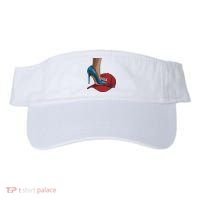Kamala Harris Heels Stepping On Maga Hat Harris Walz 2024 Visor thumb 0