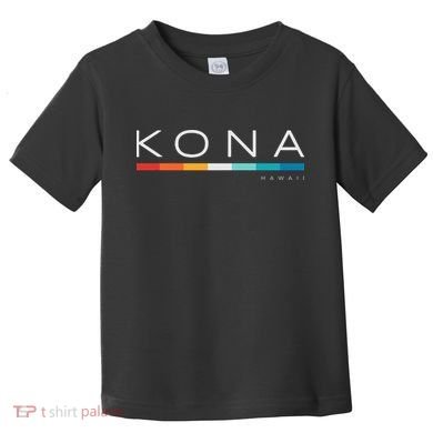 Kona Hawaii HI Retro Design Toddler T-Shirt