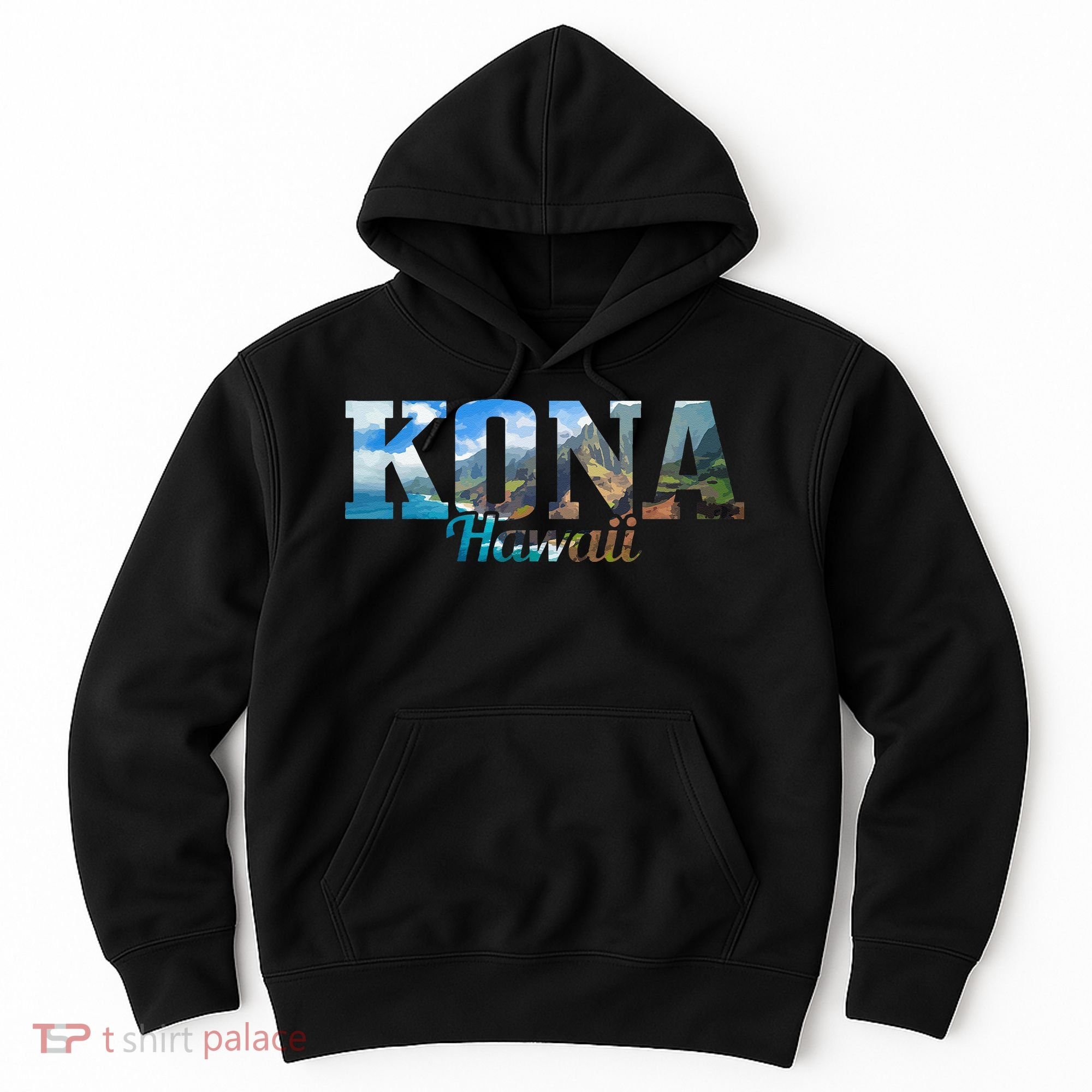 Kona Hawaii Hawaiian Islands Surf Surfing Surfer Gift Hoodie