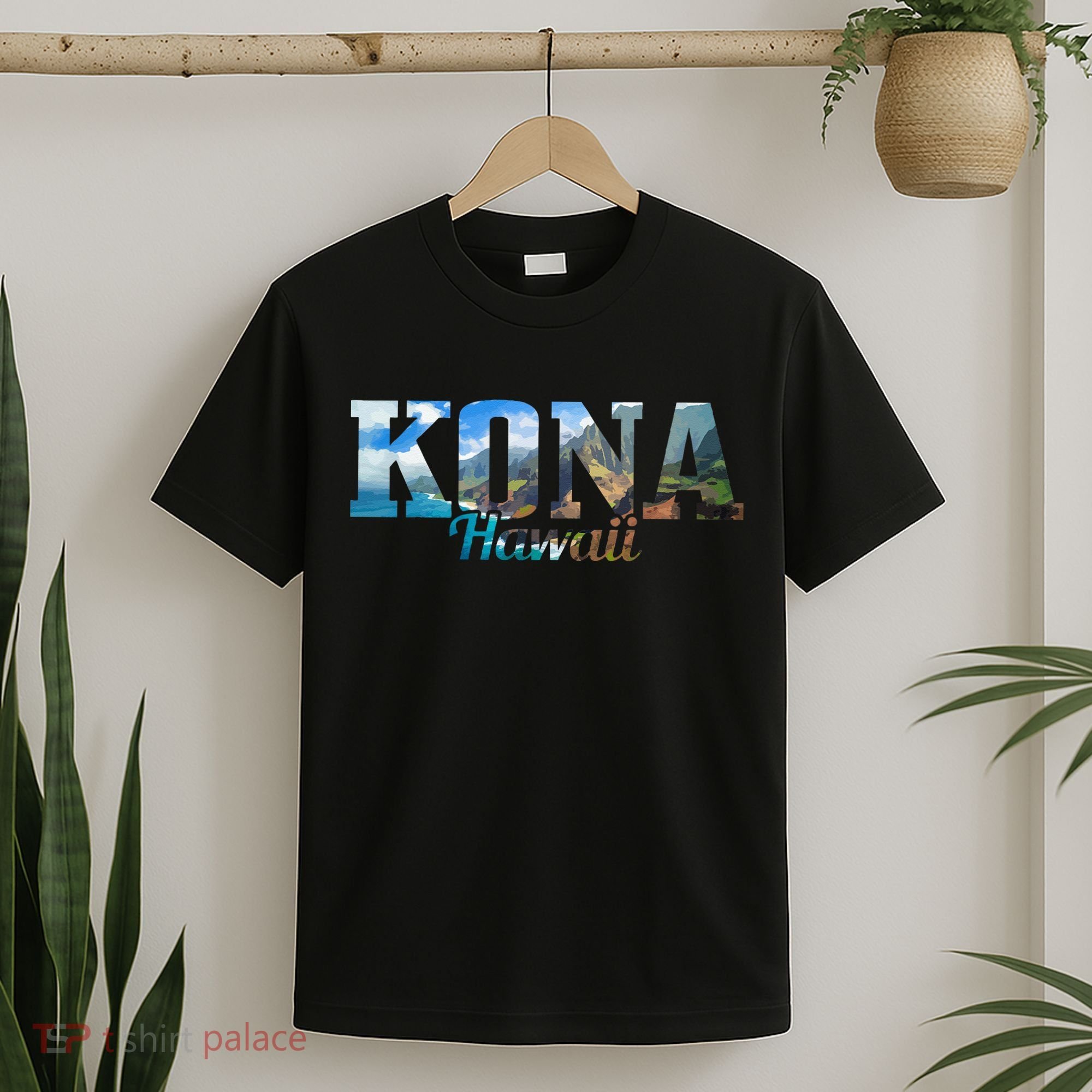 Kona Hawaii Hawaiian Islands Surf Surfing Surfer Gift T-Shirt
