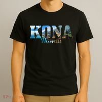 Kona Hawaii Hawaiian Islands Surf Surfing Surfer Gift T-Shirt thumb 3