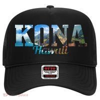 Kona Hawaii Hawaiian Islands Surf Surfing Surfer Gift Hat thumb 0