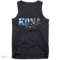 Kona Hawaii Hawaiian Islands Surf Surfing Surfer Gift Tank Top thumb 0