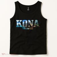 Kona Hawaii Hawaiian Islands Surf Surfing Surfer Gift Tank Top thumb 2