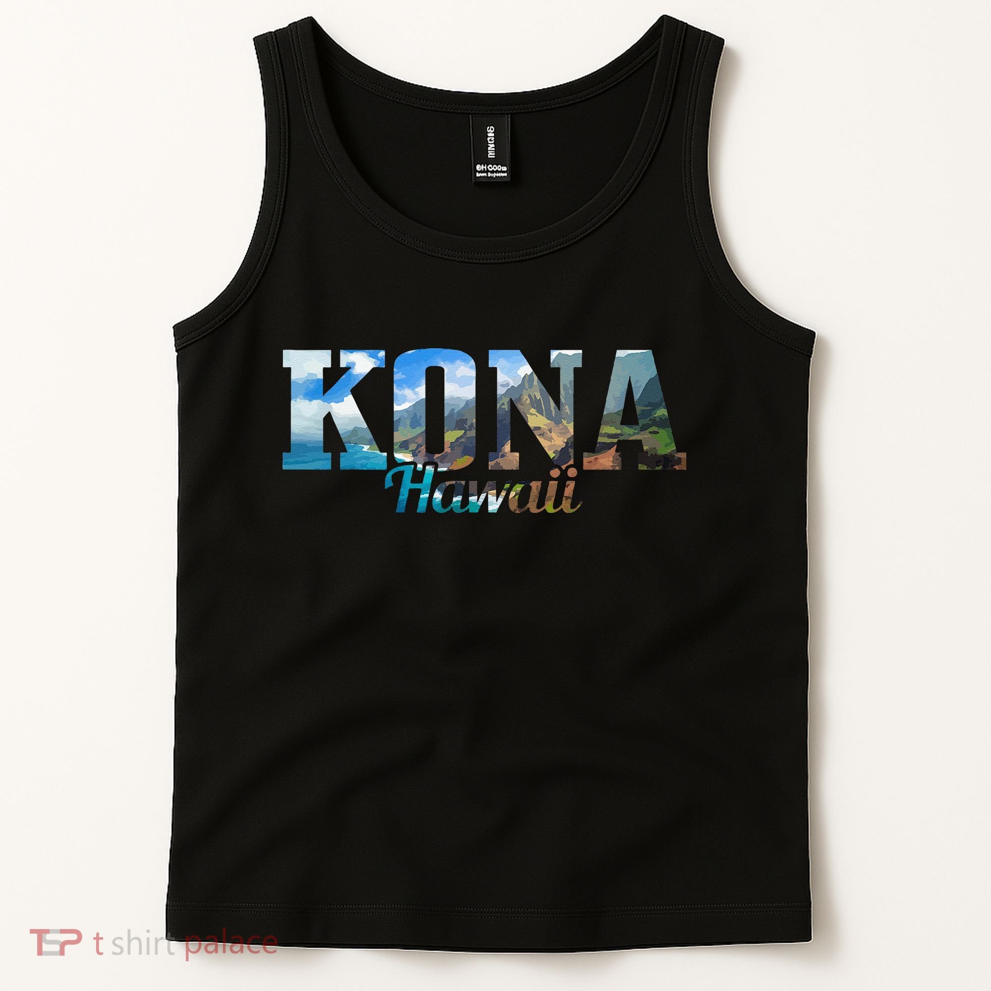 Kona Hawaii Hawaiian Islands Surf Surfing Surfer Gift Tank Top