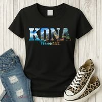 Kona Hawaii Hawaiian Islands Surf Surfing Surfer Gift Women's T-Shirt thumb 3