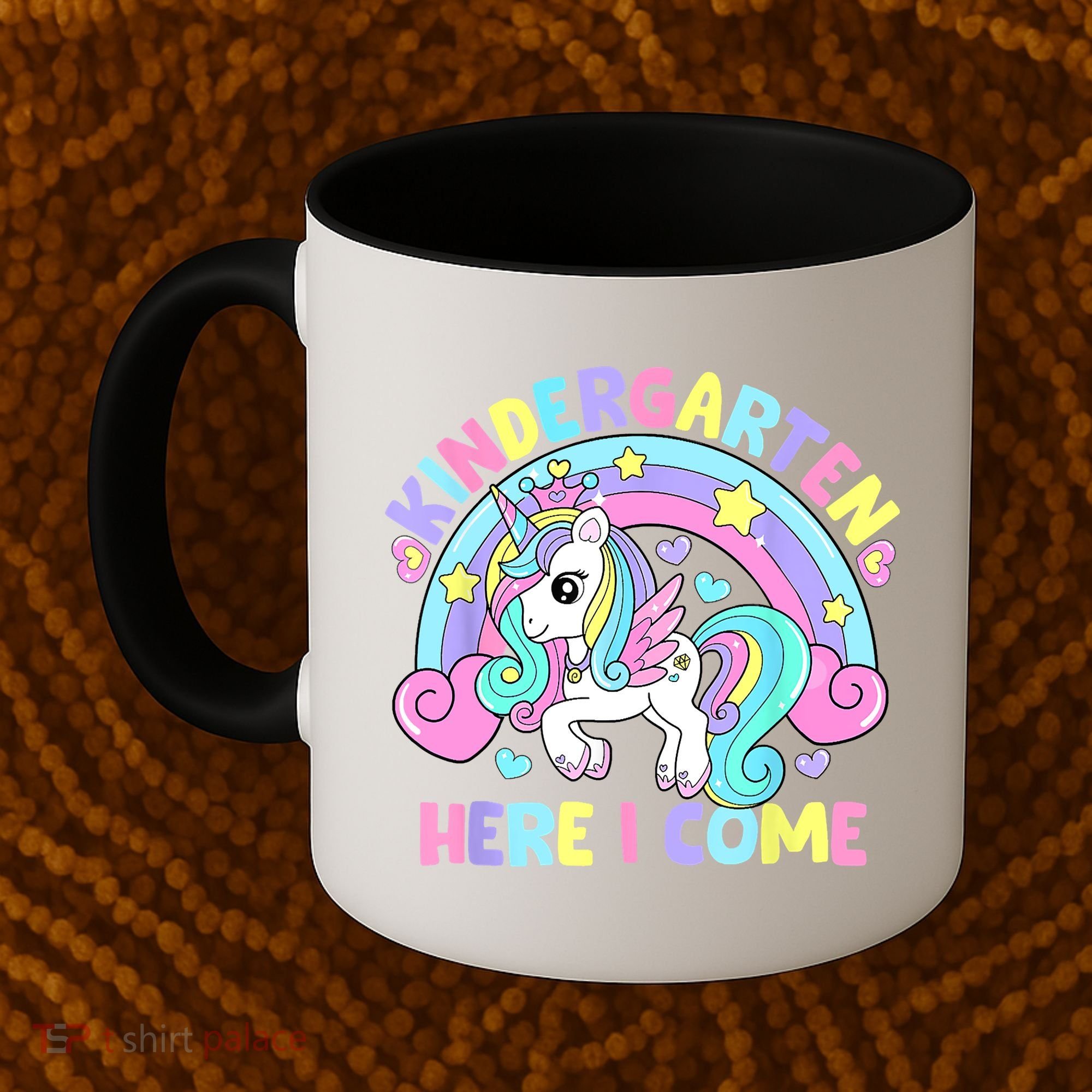 Kindergarten Here I Come Funny Unicorn Back To School Coffee Mug