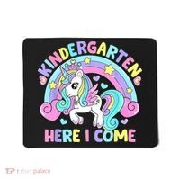 Kindergarten Here I Come Funny Unicorn Back To School Mousepad thumb 0
