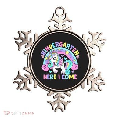 Kindergarten Here I Come Funny Unicorn Back To School Ornament