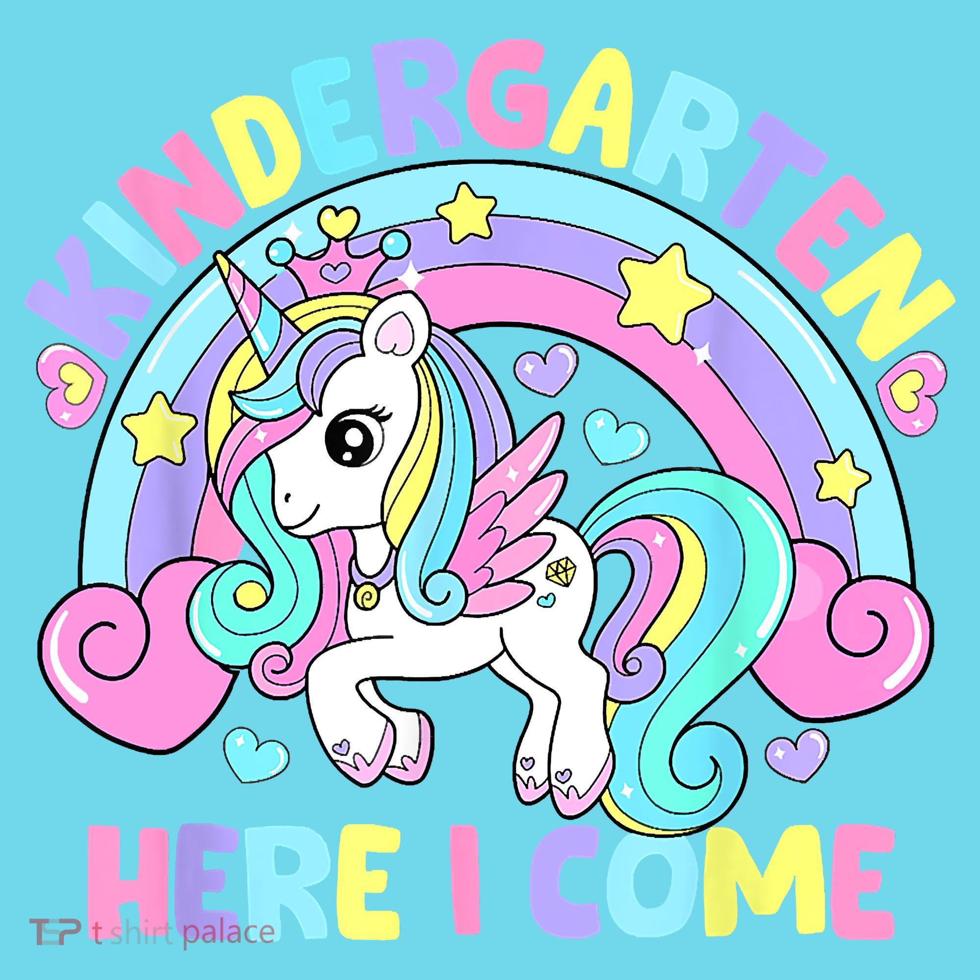 Kindergarten Here I Come Funny Unicorn Back To School Long Sleeve Shirt