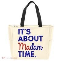 Kamala Harris Its About Madam Time 2024 Election Tote Bag thumb 0