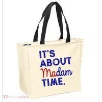 Kamala Harris Its About Madam Time 2024 Election Tote Bag thumb 2