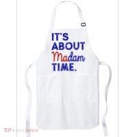 Kamala Harris Its About Madam Time 2024 Election Apron thumb 0