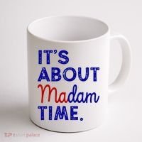 Kamala Harris Its About Madam Time 2024 Election Coffee Mug thumb 1