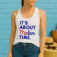Kamala Harris Its About Madam Time 2024 Election Women's Tank Top thumb 2