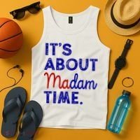 Kamala Harris Its About Madam Time 2024 Election Tank Top thumb 4