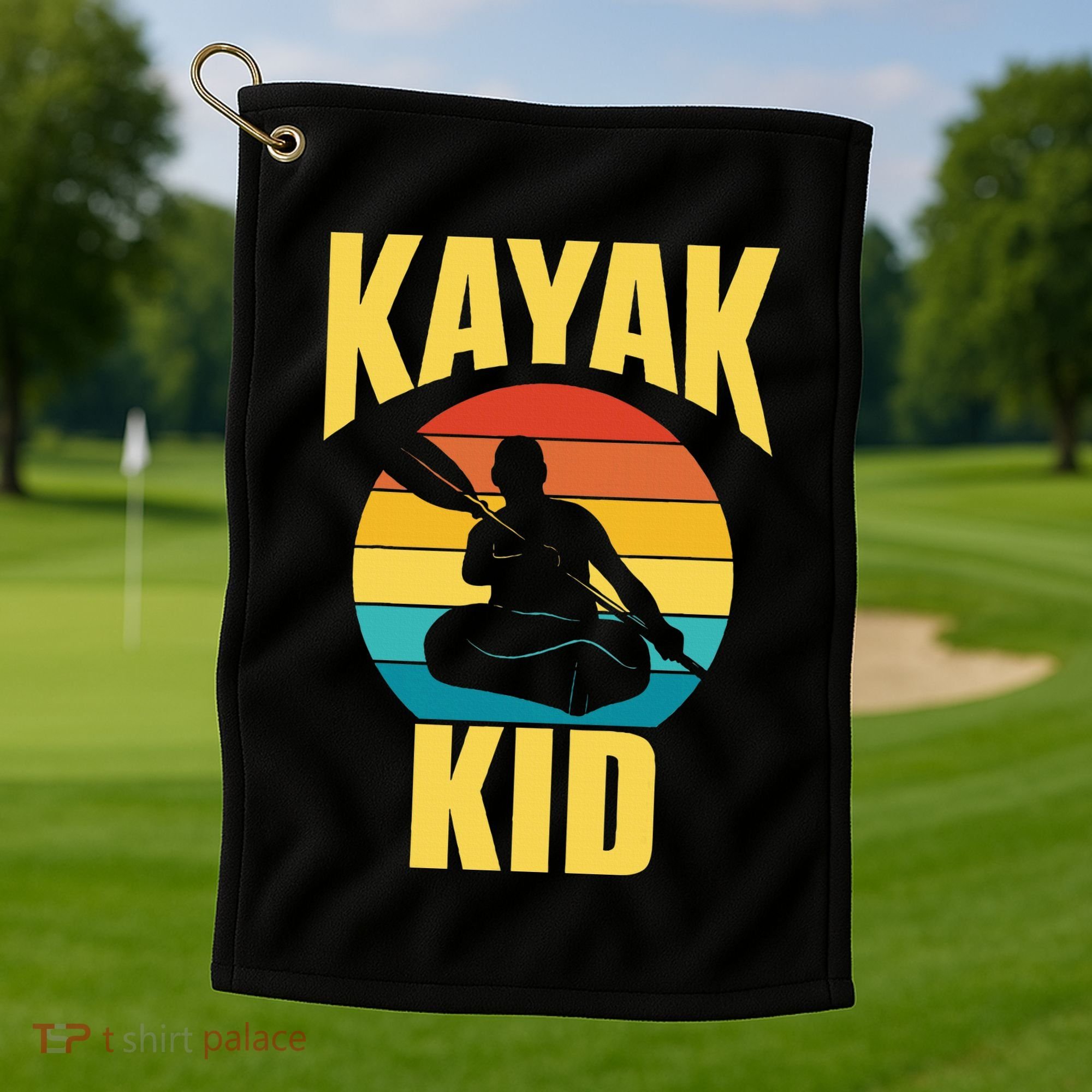 Kayak Hobby Kayakist Kayaking Kayaks Golf Towel