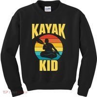 Kayak Hobby Kayakist Kayaking Kayaks Kids Sweatshirt thumb 0