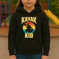 Kayak Hobby Kayakist Kayaking Kayaks Kids Hoodie thumb 3