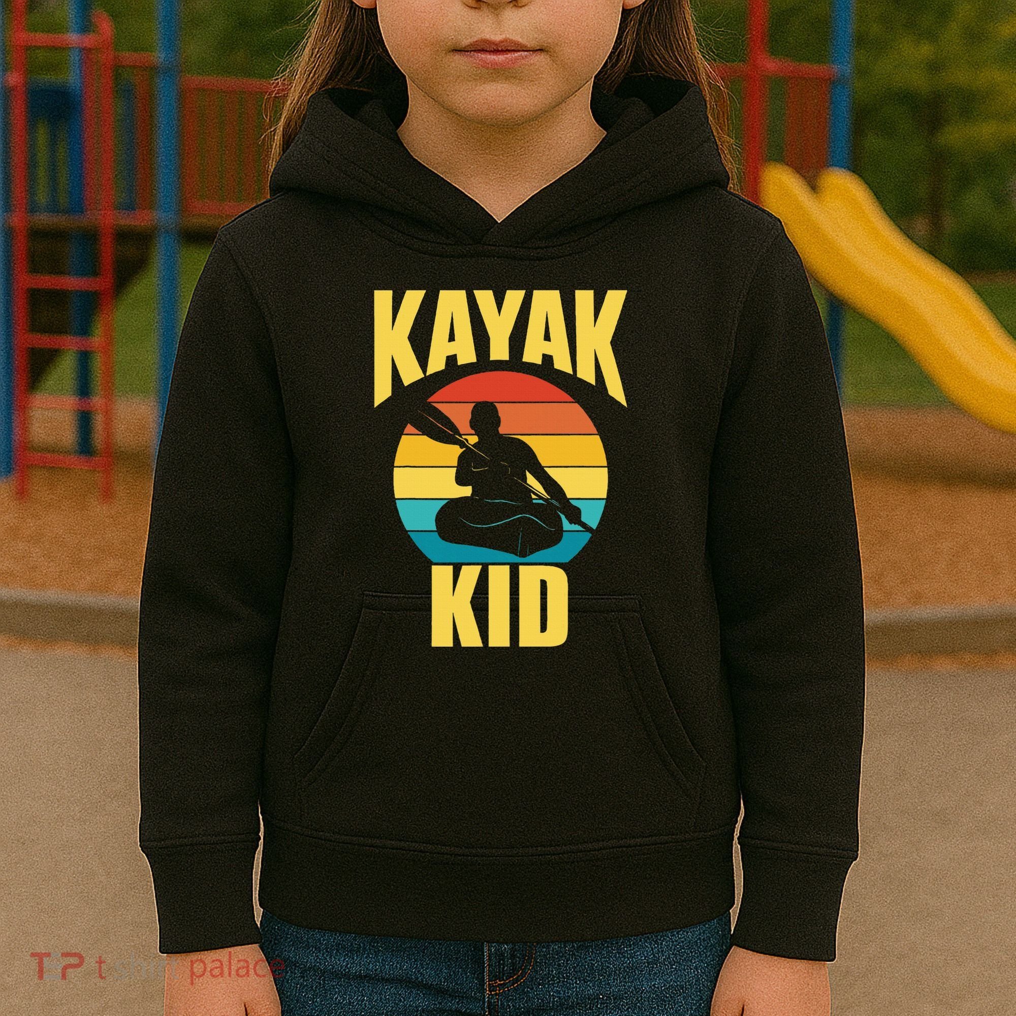 Kayak Hobby Kayakist Kayaking Kayaks Kids Hoodie