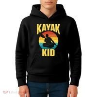Kayak Hobby Kayakist Kayaking Kayaks Kids Hoodie thumb 4
