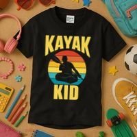 Kayak Hobby Kayakist Kayaking Kayaks Kids T-Shirt thumb 3