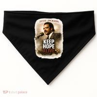 Keep Hope Live Jesse Jackson USA-Made Doggie Bandana thumb 0