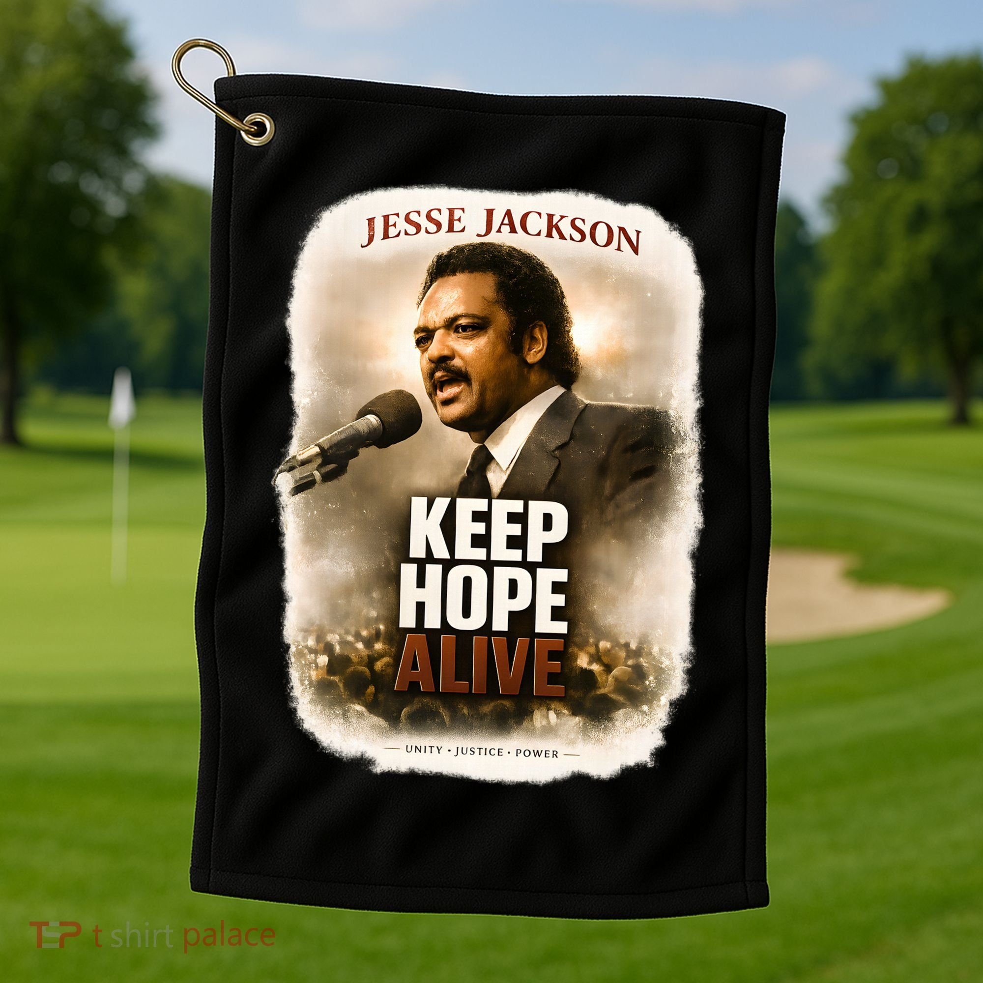 Keep Hope Live Jesse Jackson Golf Towel