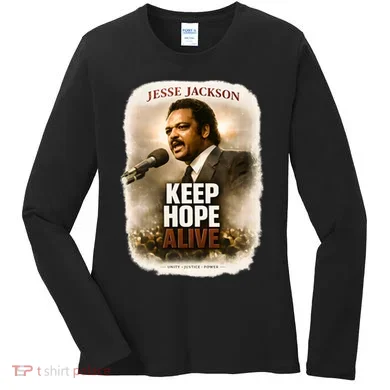 Keep Hope Live Jesse Jackson Women's Long Sleeve Shirt
