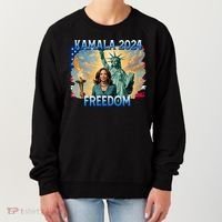Kamala Harris Lady Liberty Freedom 2024 Women's Sweatshirt thumb 0