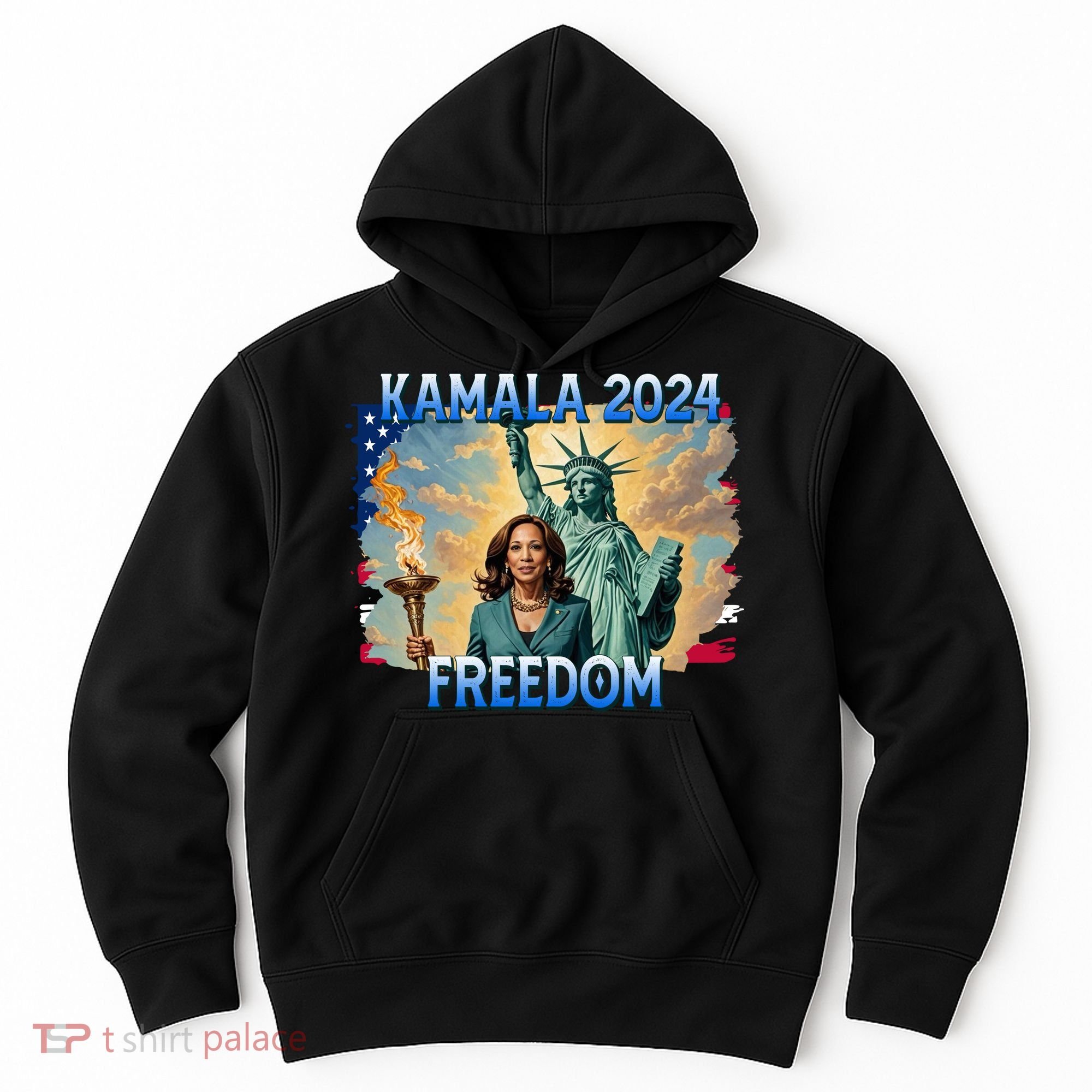 Kamala Harris Lady Liberty Freedom 2024 Hoodie