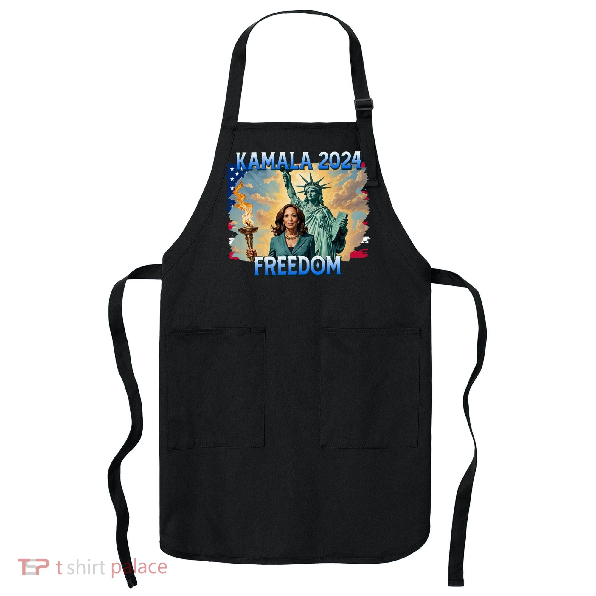 Kamala Harris Lady Liberty Freedom 2024 Apron