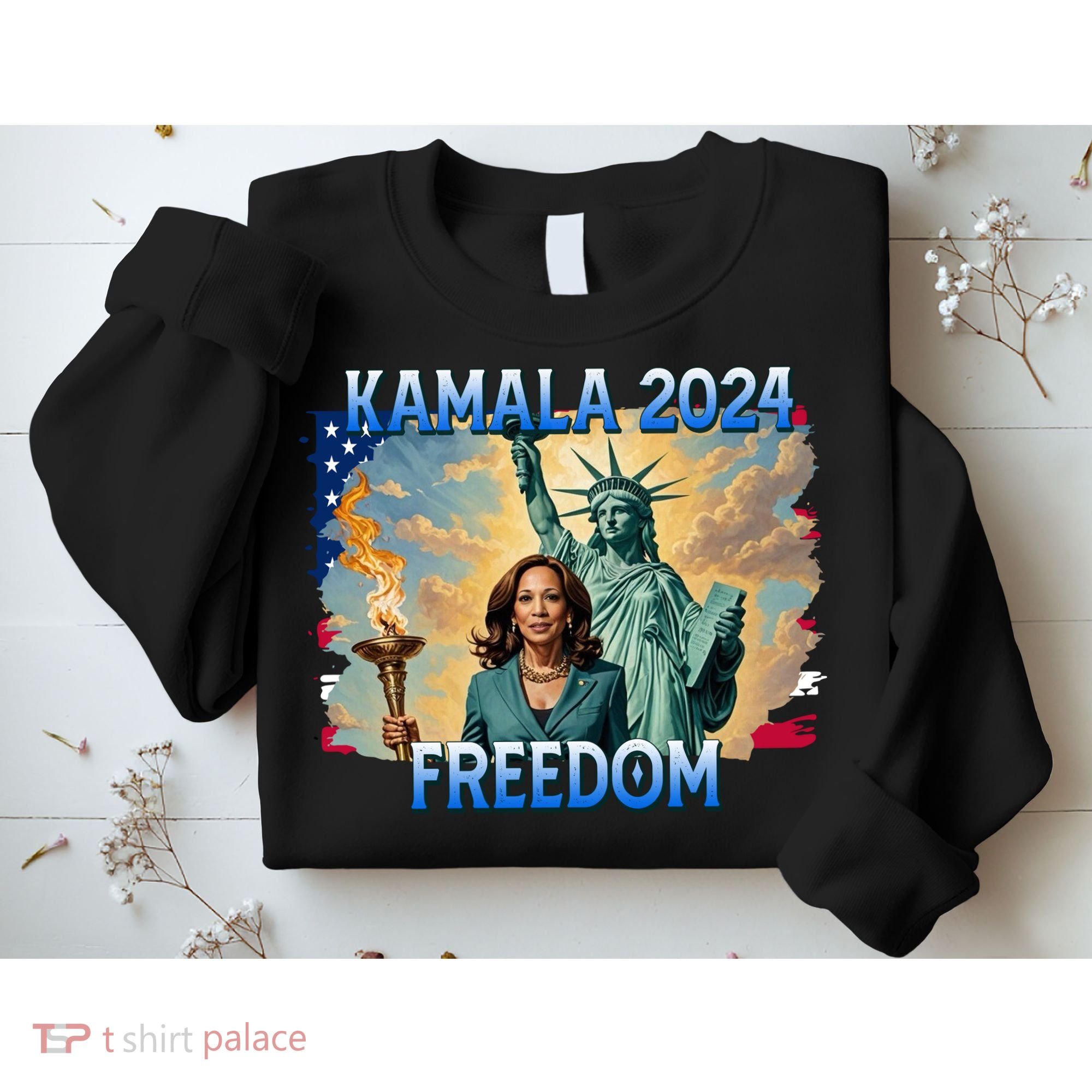 Kamala Harris Lady Liberty Freedom 2024 Sweatshirt