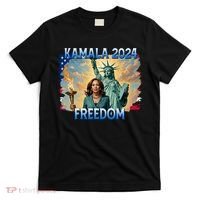 Kamala Harris Lady Liberty Freedom 2024 T-Shirt thumb 0