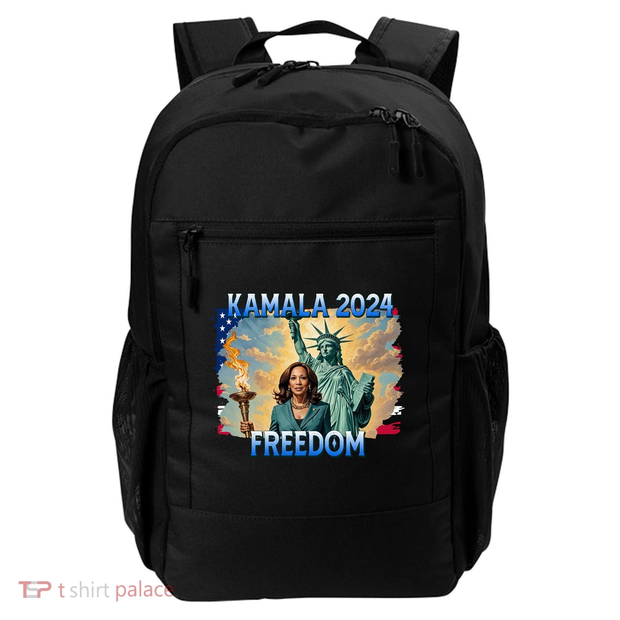 Kamala Harris Lady Liberty Freedom 2024 Backpack