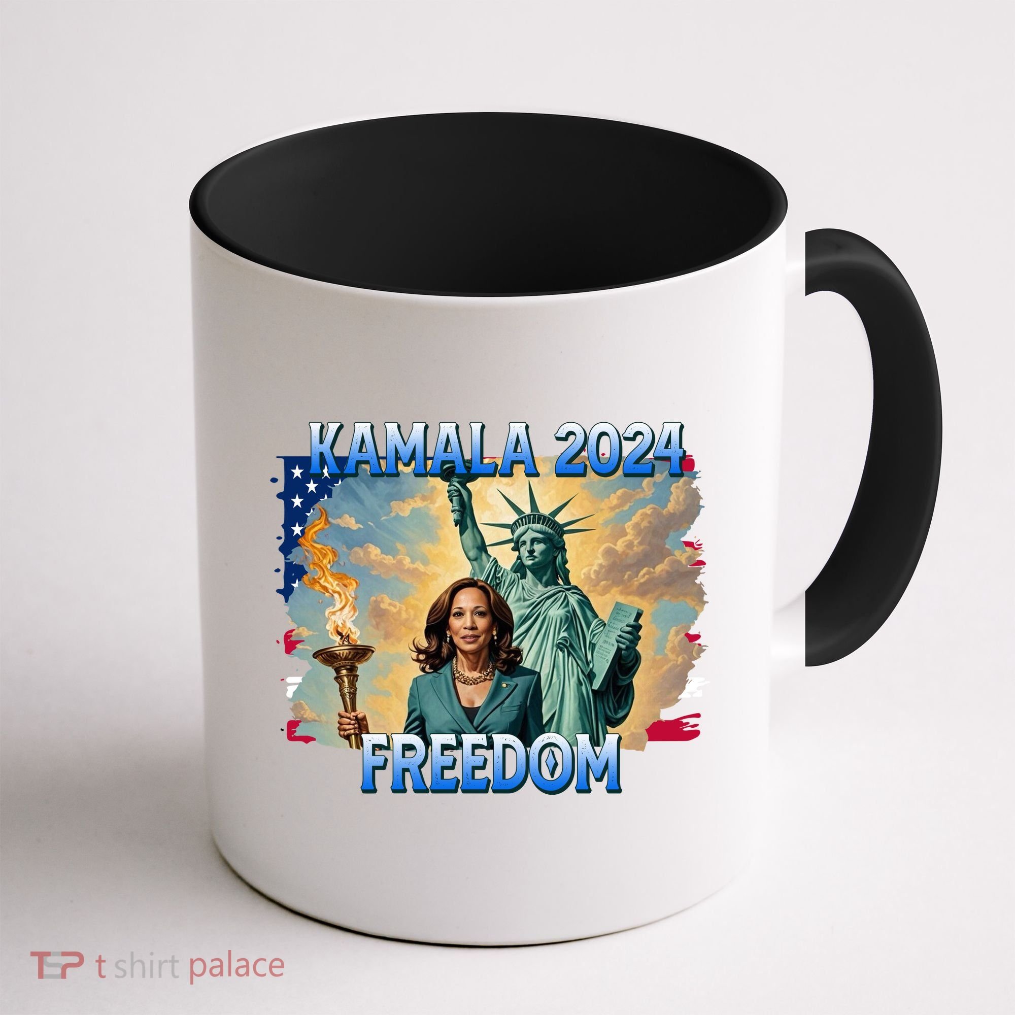 Kamala Harris Lady Liberty Freedom 2024 Coffee Mug