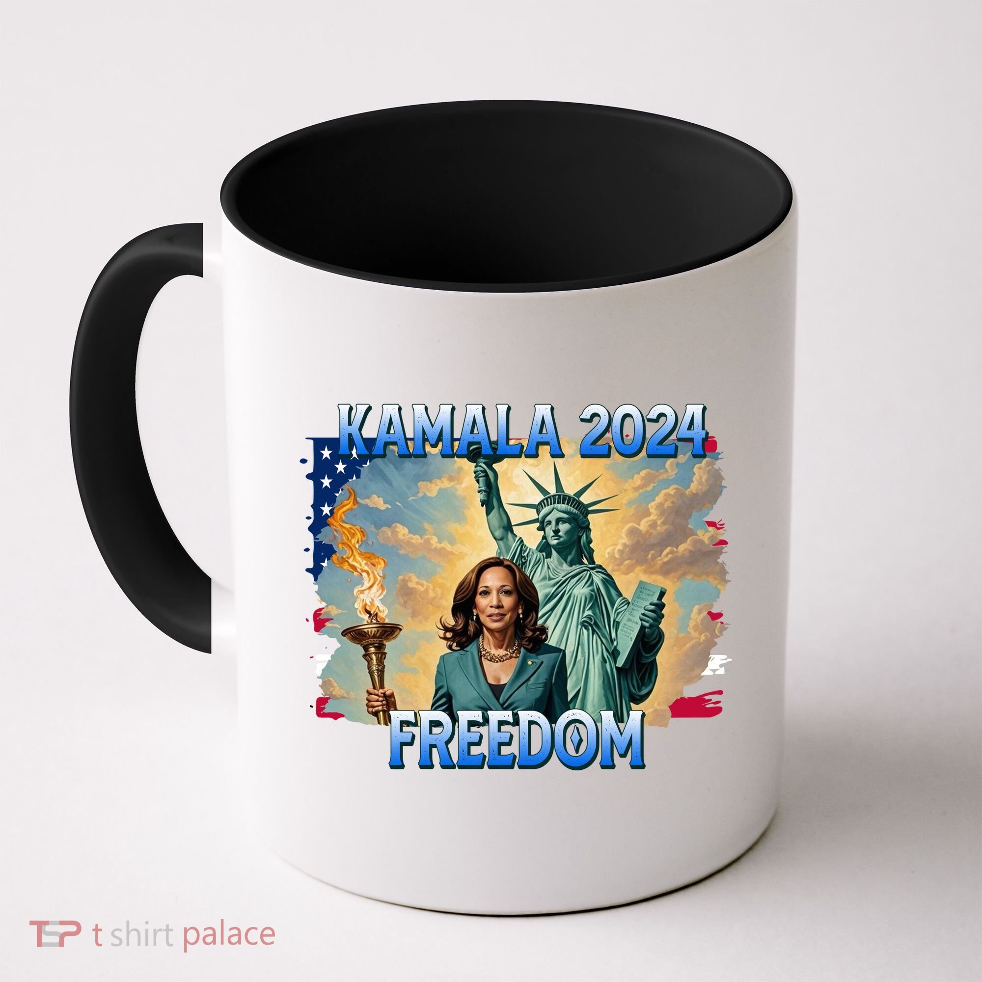 Kamala Harris Lady Liberty Freedom 2024 Coffee Mug