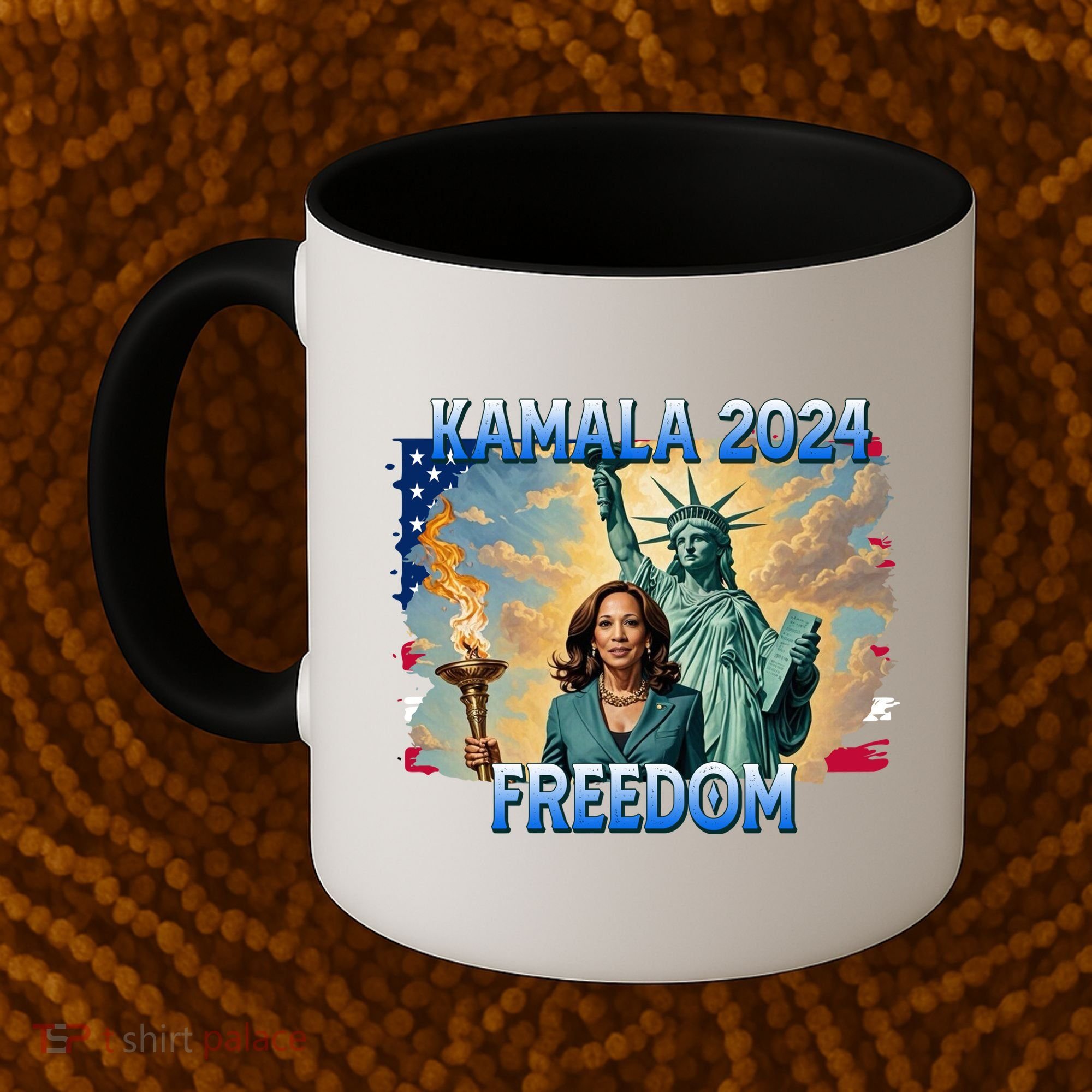 Kamala Harris Lady Liberty Freedom 2024 Coffee Mug