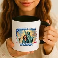 Kamala Harris Lady Liberty Freedom 2024 Coffee Mug thumb 3