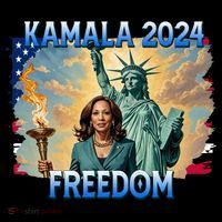 Kamala Harris Lady Liberty Freedom 2024 Coffee Mug thumb 5