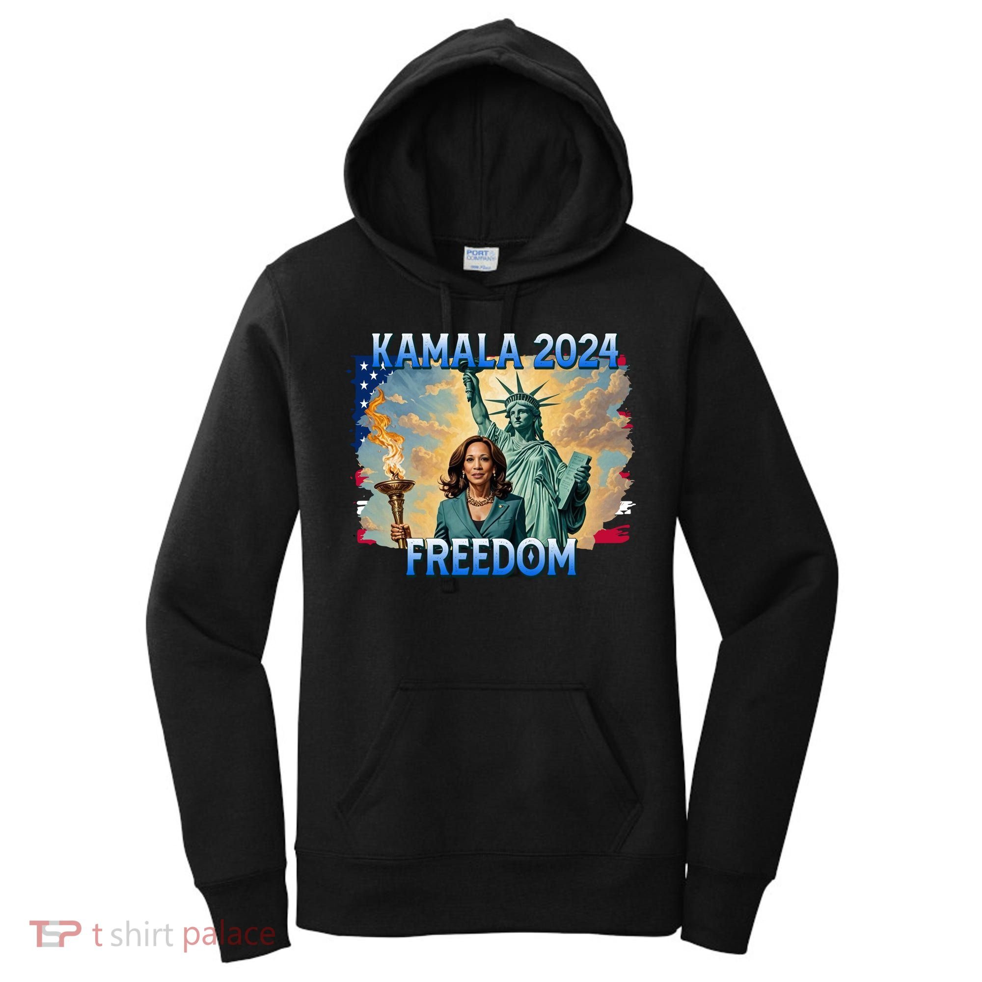 Kamala Harris Lady Liberty Freedom 2024 Women's Hoodie