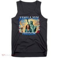 Kamala Harris Lady Liberty Freedom 2024 Tank Top thumb 0