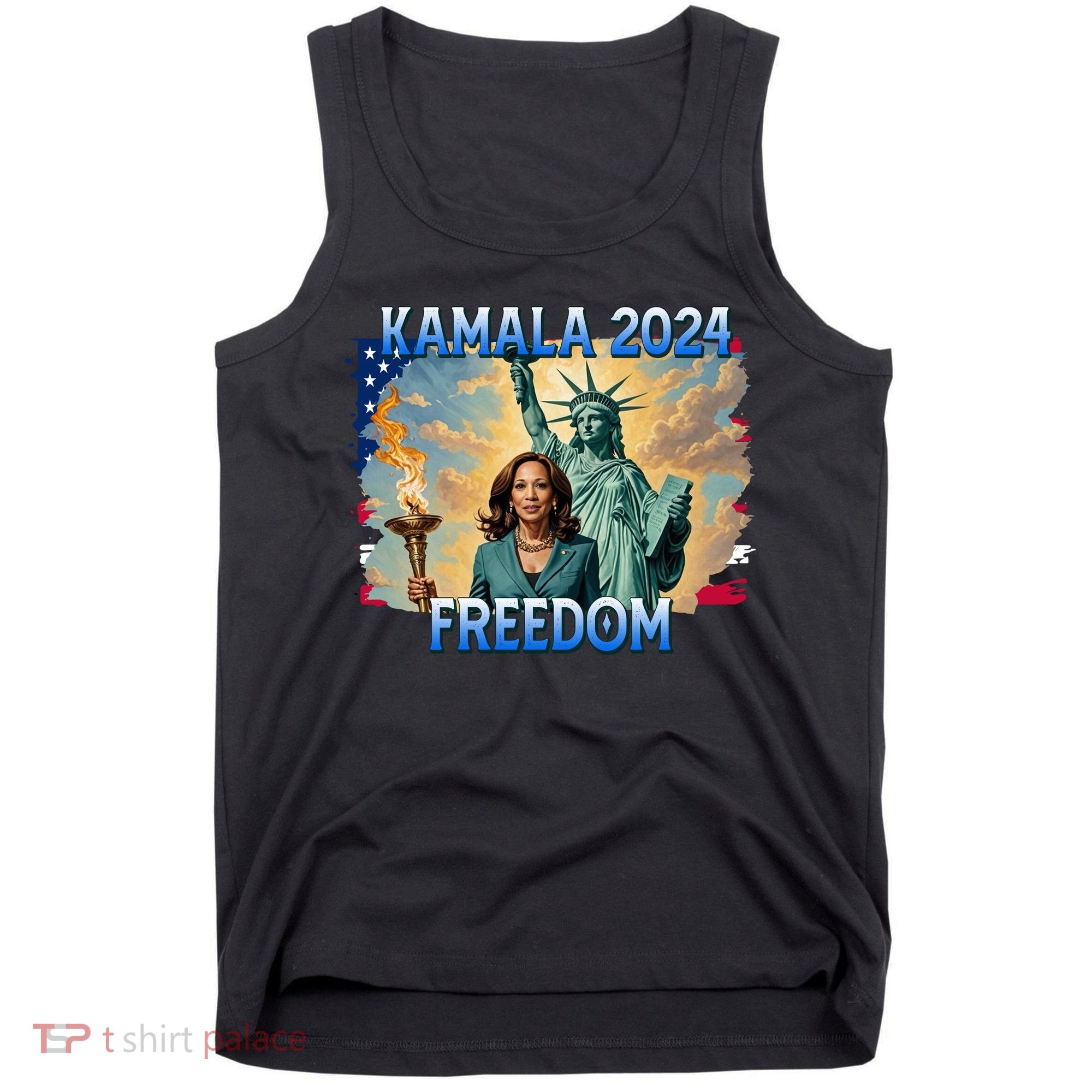Kamala Harris Lady Liberty Freedom 2024 Tank Top