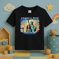 Kamala Harris Lady Liberty Freedom 2024 Toddler T-Shirt thumb 3
