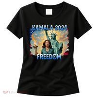 Kamala Harris Lady Liberty Freedom 2024 Women's T-Shirt thumb 0