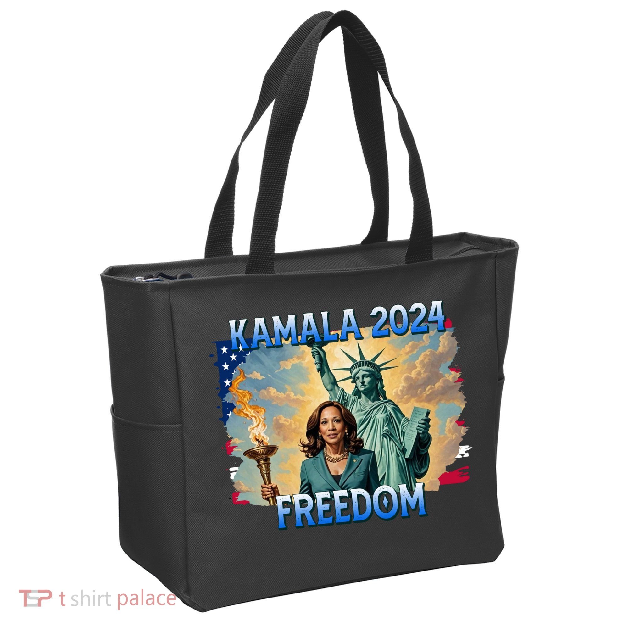 Kamala Harris Lady Liberty Freedom 2024 Tote Bag